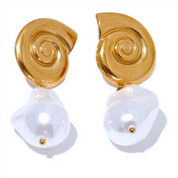 Shell Pearl Ohrringe - Acutus