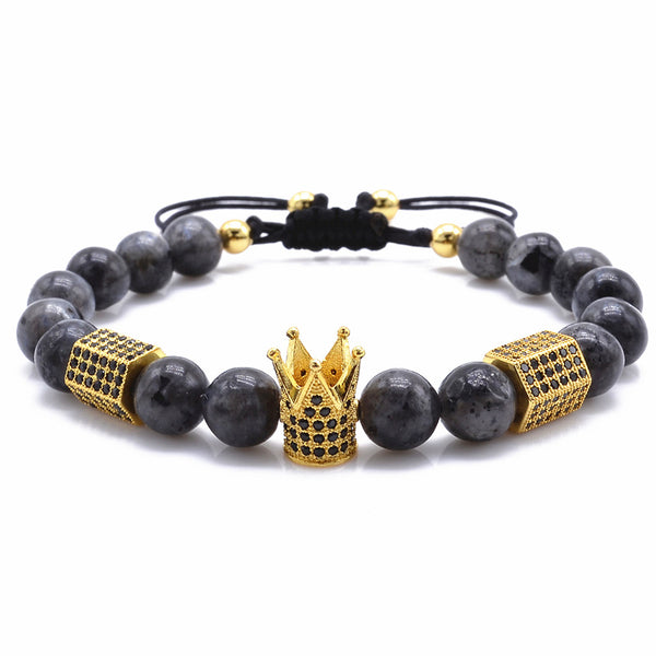 CROWN STONE BRACELET BLUE - Acutus