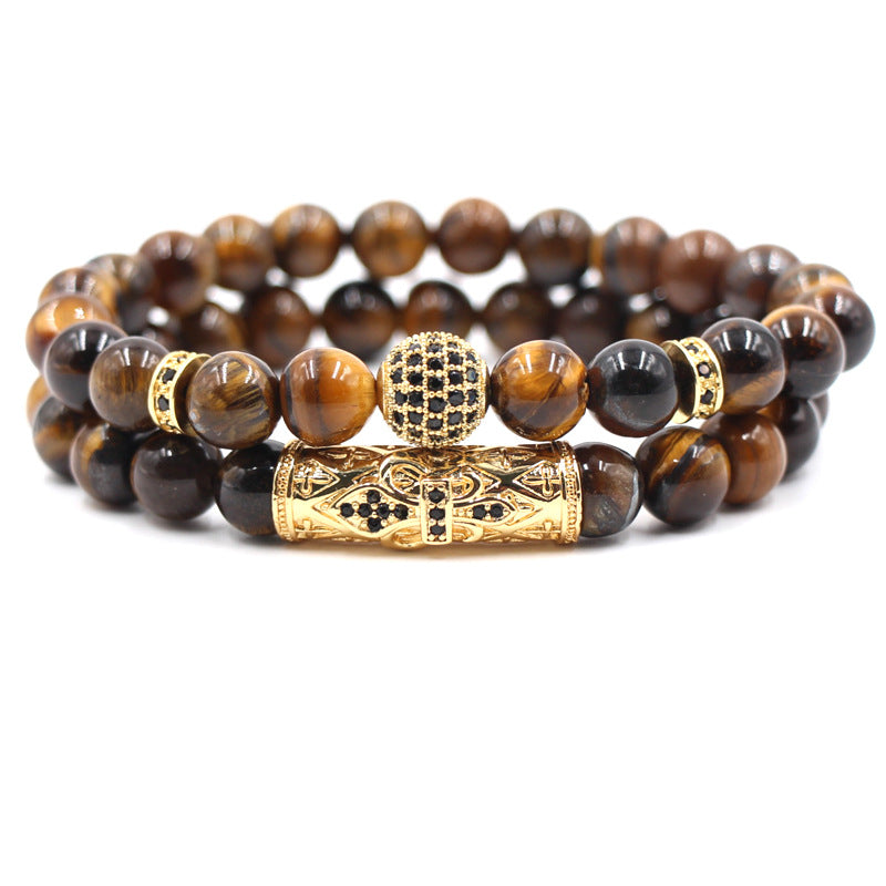 TEMPLE BRACELET BROWN - Acutus