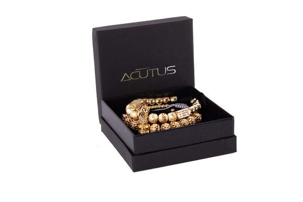 GOLD CROWN COMBO BRACELET - Acutus